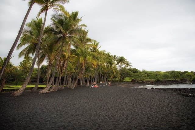 Punalu’u Black Sand Beaches Hawaii