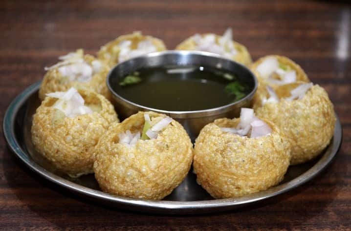 Food Near The Ridge Shimla Hotel: Pani Puri