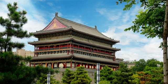 Bell And Drum Tower Xian